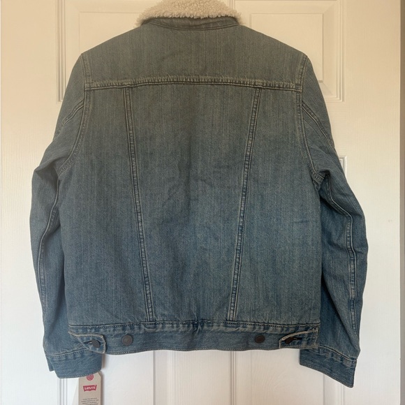 Levi's Denim Sherpa Lined Jacket - Picture 4 of 7